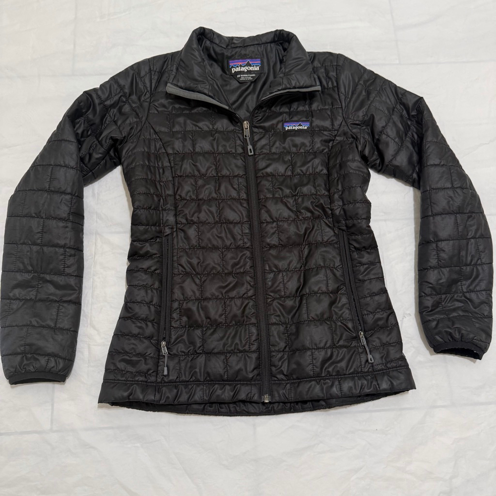 Patagonia Women’s Nano Puff Black Insulated Jacket Size XS